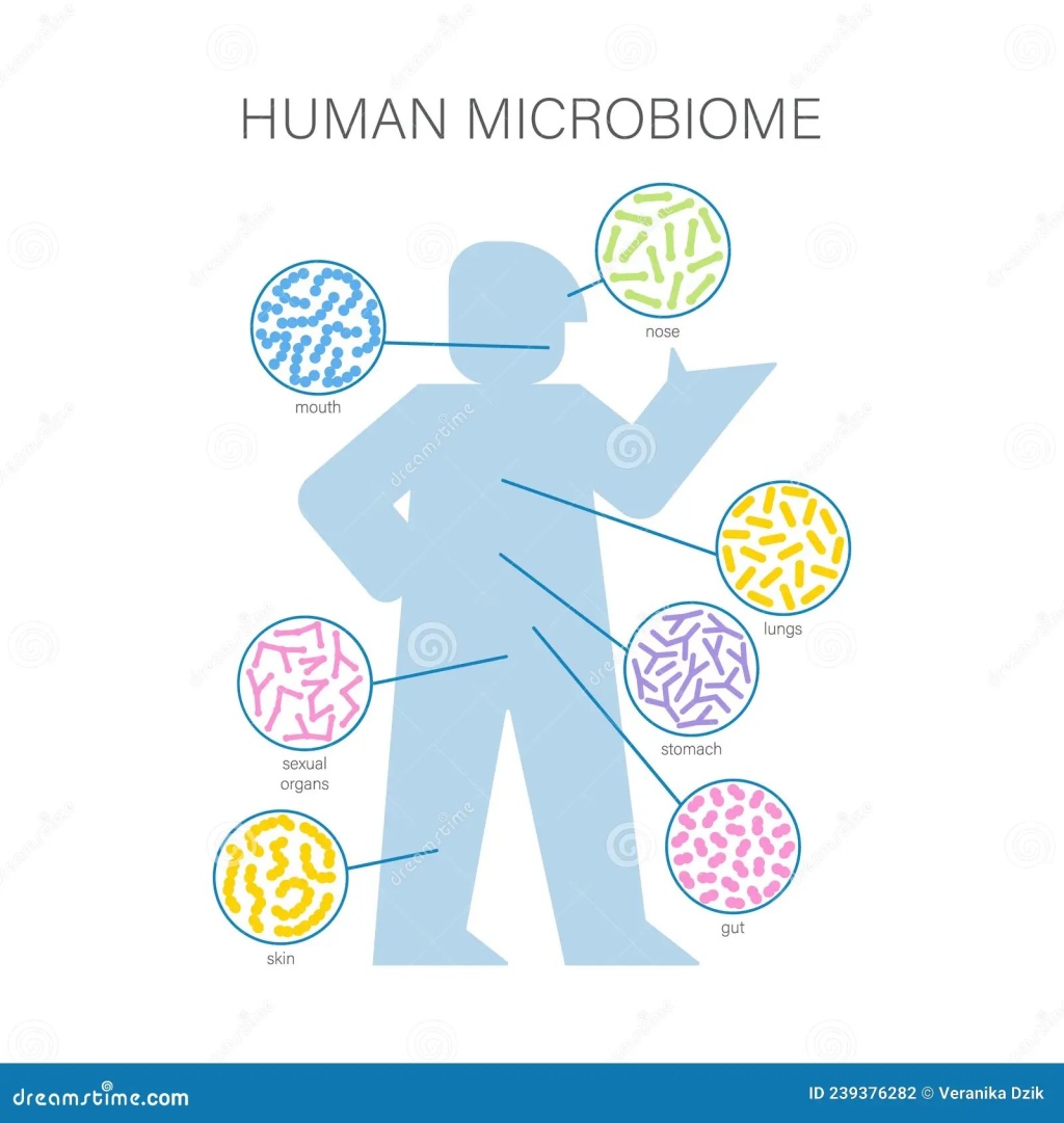 Each person’s microbiome is unique as our fingerprint